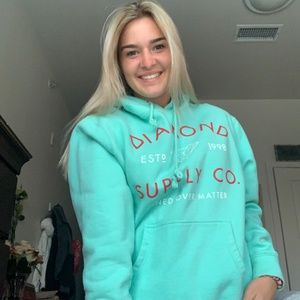 Diamond Supply CO Turquoise Sweatshirt